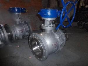 Turbine manual ball valve